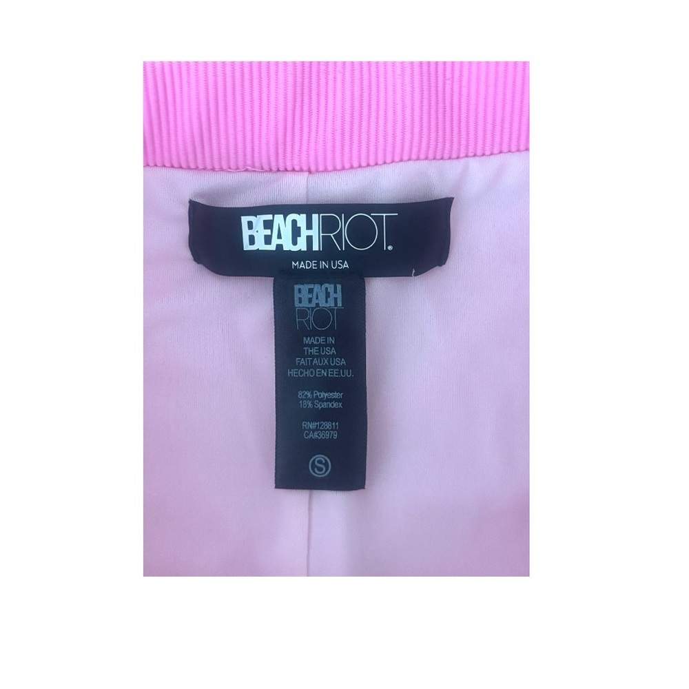 NWOT Beach Riot NYX Ribbed Bottom - Prism Pink - Picture 3 of 4